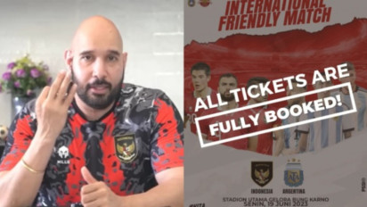 Bung Binder Bicara soal Tiket Timnas Indonesia vs Argentina Ludes tapi Banyak Calo 