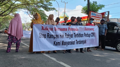 Cuma Hirup Limbah dari Kawasan Industri Bantaeng, Warga Tuntut Kejelasan CSR di Kantor DPRD Bantaeng