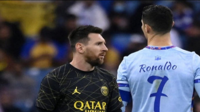 Benarkah Messi Tak Ingin Lagi Jumpa Ronaldo, Mangkannya Tolak Godaan Uang Liga Arab Saudi?