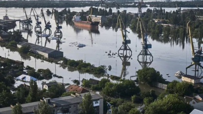 Bendungan Kakhovka Ukraina Dibom, 8 Orang Tewas