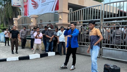 Aliansi Mahasiswa Pasaman Barat Desak Kejati Sumbar Periksa Bupati Hamsuardi