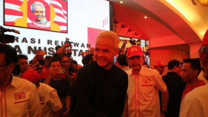 Deklarasi Relawan Gapura Nusantara Dihadiri Ganjar Pranowo di Jakarta Utara