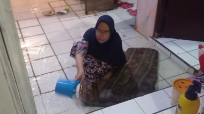 Hujan Deras di Rangkasbitung, Ratusan Rumah Kebanjiran