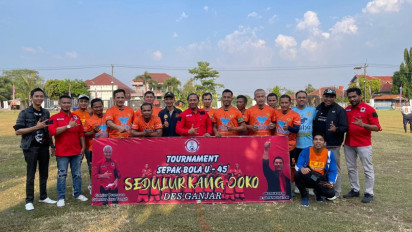 Jalin Kekompakan untuk Dukung Ganjar Pranowo Menjadi Presiden, DesGanjar Jateng Gelar Turnamen Sepak Bola