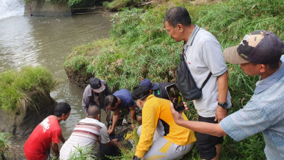 Terkait Mayat Megapung di Sungai Jilu Pakis Malang, Inilah Identitas Korban