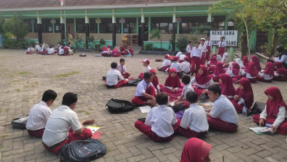 Gempa 4,0 Magnitudo Guncang Bojonegoro, Puluhan Siswa Ujian Panik Berhamburan Keluar Kelas