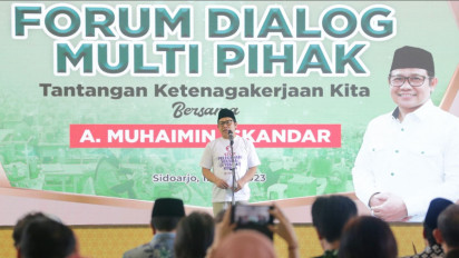 Gus Imin Dorong Sidoarjo Jadi Role Model Stop Kekerasan Seksual di Tempat Kerja