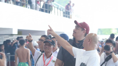 Sambangi Festival Akuatik Indonesia 2023, Menpora Dito Ariotedjo Beri Pesan Khusus untuk Atlet Renang