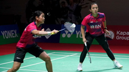 Jadi Wakil Indonesia Pertama Lolos ke Babak 16 Besar,  Febriana/Amalia Sedih Kalahkan Rekan Senegara di Indonesia Open 2023