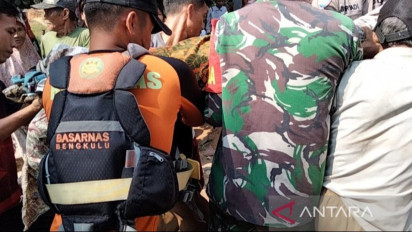 Basarnas Bengkulu Temukan Korban Hanyut di Sungai Ketahun