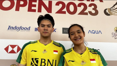 Hasil Indonesia Open 2023: Adnan/Nita Harus Mengakui Keunggulan Peringkat 1 Dunia