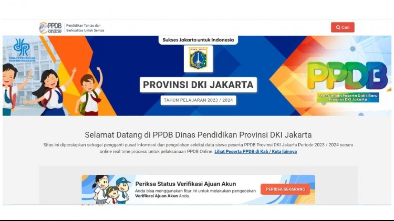 Informasi PPDB 2023 Untuk DKI Jakarta, Ternyata Tidak Semuanya Bergantung Zonasi Tapi Ada Juga Jalur.......
            - galeri foto