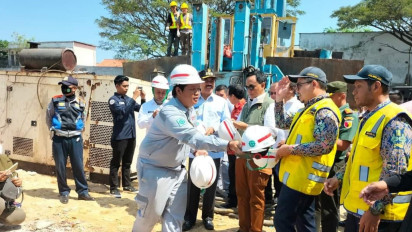 Pembangunan Pasar Kolpajung Pamekasan Diganggu Oknum LSM, APH : Nanti Kami Tindak