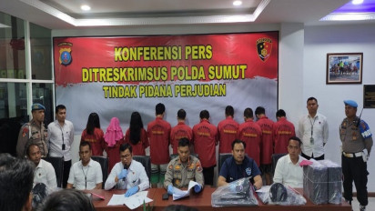 Perjudian Online Sumut Diungkap Subdit Cyber Poldasu, Tempo 6 Bulan 7 Kasus dengan 16 Tersangka