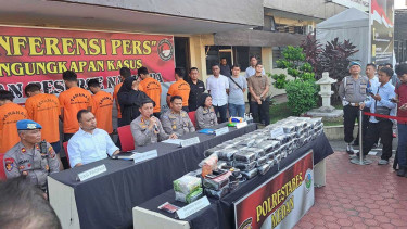 Bekuk 7 Kurir Narkoba Jaringan Internasional, 132Kg Sabu Gagal Beredar di Pulau Jawa dan Sumatera
