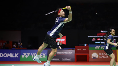 Rinov/Pitha Lolos ke 16 Besar Indonesia Open 2023 Sesuai Tumbangkan Wakil Prancis