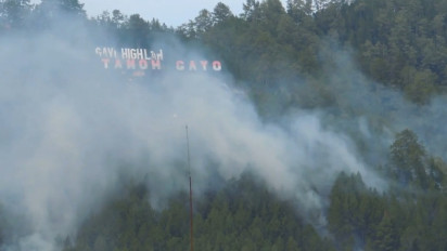 Kebakaran Hutan Lindung Mengancam Objek Wisata Danau Lut Tawar, Pj Bupati Aceh Tengah Minta Polisi Usut Penyebab Kebakaran