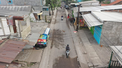 Rawan Kecelakaan, Jalan Rusak Penghubung Gresik-Surabaya Direkonstruksi Ulang