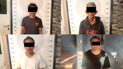 Polair Polda Kepri Ringkus 4 Orang Pelaku Pengiriman 15 PMI Ilegal ke Malaysia