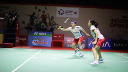 Hasil Indonesia Open 2023: Rinov/Pitha Gugur di Perempat Final setelah Kalah dari Yuta/Arisa
