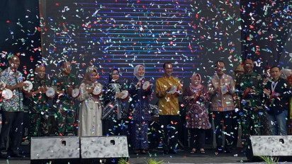 HUT Kota Palembang, Menampilkan Produk Kerajinan Rumah Tangga di Palembang Expo 2023