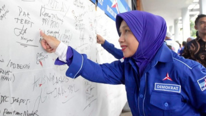 Kantor DPP Partai Demokrat Berdarah-darah, Dukung Ketum AHY dan Tolak Kubu KSP Moeldoko