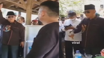 Diduga Polisi Berpakaian Preman Dibentak-Bentak Dedengkot Ponpes Al Zaytun, Panji Gumilang: Infiltran!