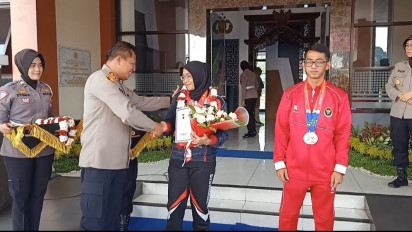 Borong Medali di Ajang ASEAN Para Games, 2 Atlet Temanggung Diarak Keliling Kota