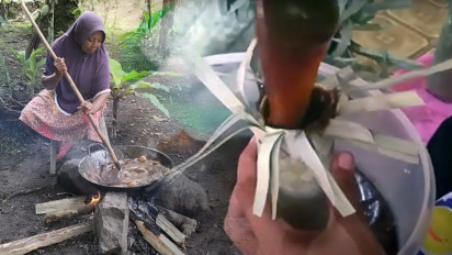 Kelezatan Galamai Perkampungan Adat: Kuliner Khas Sijunjung, 100% Alami dari Beras Pulut yang Ditumbuk Manual