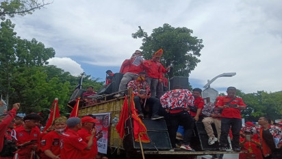 Ratusan Pemuda Batak Bersatu Sumut Geruduk Kantor Gubsu, Tolak Intoleransi dan Radikalisme