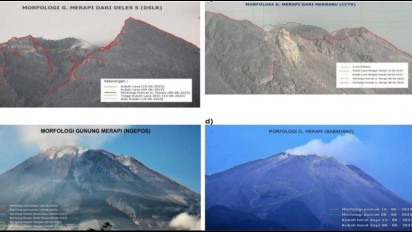Update Aktivitas Gunung Merapi, Dalam Sepekan Luncurkan 119 Kali Guguran Lava