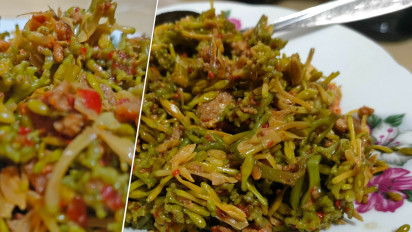 Oseng Kembang Kates: Kuliner Kuyung Kupek Khas Musi Banyuasin yang Nikmat dan Berkhasiat untuk Mengobati Diabetes