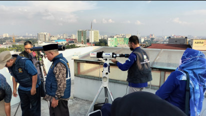 BMKG dan UNISBA Bandung Persiapkan Teropong Digital Untuk Pantauan Hilal Awal Dzulhijjah 1444 Hijriah