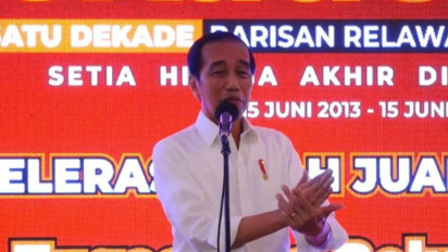 Pesan Jokowi ke Relawan: Jangan Salah Pilih Pemimpin