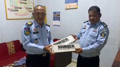 Lapas Sekayu Terima Metal Detector dan Streamer dari Ditjenpas