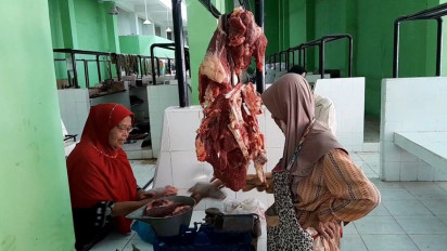 Jelang Idul Adha, Harga Daging Capai Rp120 Ribu Per Kilogram di Pasar Baru Kota Probolinggo