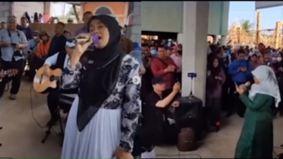 Viral Pengikut Ponpes Al-Zaytun Terlihat Semangat Nyanyi Lagu Yahudi 'Shalom Aleichem', Wanita Berjilbab Bergoyang..