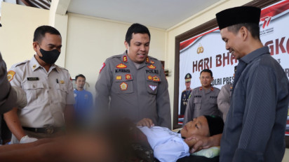 Sambut Hari Bhayangkara ke-77, Puluhan Anak Ikut Khitanan Massal Di Polres Demak