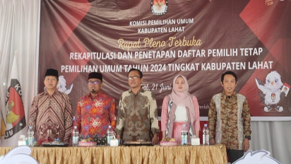DPT Kabupaten Lahat untuk Pemilu 2024 Ditetapkan