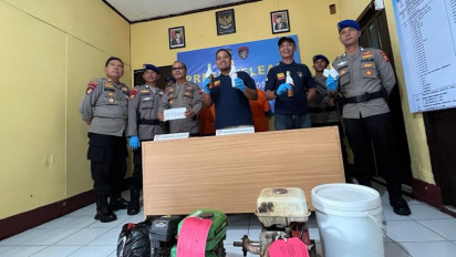 Tangkap Ikan Gunakan Bahan Peledak, Dua Nelayan di Halmahera Selatan Ditangkap Polisi