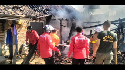 Dapur dan Kandang Sapi di Ponorogo Ludes Terbakar, Ini Penyebabnya