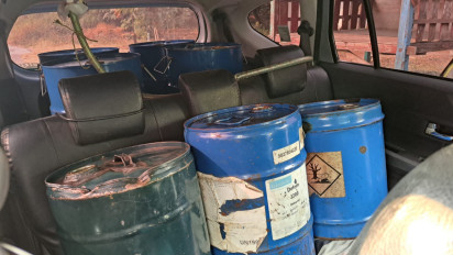 Angkut 9 Drum BBM Bersubsidi dengan Minibus, Seorang Warga Lamongan Ditangkap Polisi