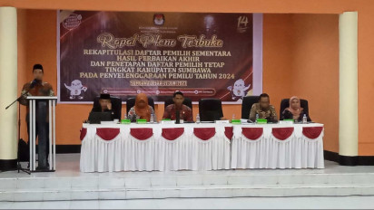 KPU Kabupaten Sumbawa Tetapkan Jumlah DPT Sebanyak 367.987 Pemilih