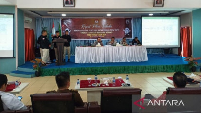 DPT Pemilu 2024 di Kepulauan Meranti Riau Ditetapkan 151.753 Pemilih