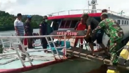 Nahkoda Kapal LCT Bahana Putra Ditemukan Meninggal di Perairan Halmahera Utara