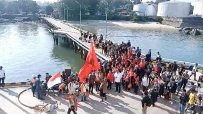 1.500 Kader PDI Perjuangan Bangka Belitung Bertolak Menuju Jakarta, Hadiri Perayaan Bulan Bung Karno