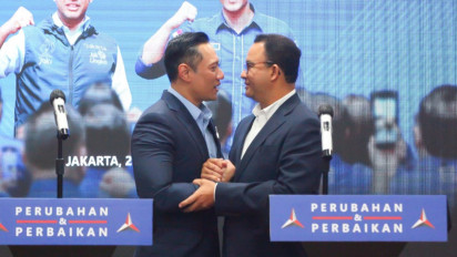 AHY Temui Anies Baswedan di Bandara Soekarno-Hatta Sebelum Pergi Ibadah Haji