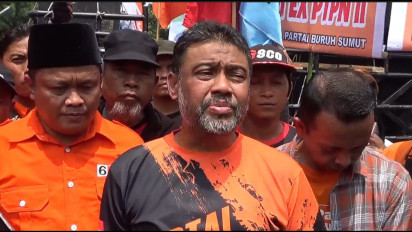 Unjuk Rasa Cabut Omnibus Law di Medan, Said Iqbal : Menko Perekonomian, 11 Menteri, DPR pengecut dan Munafik!