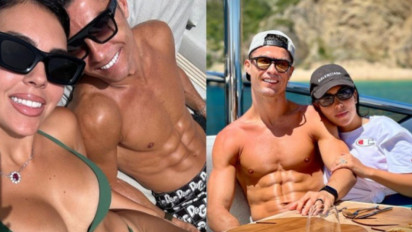 Cristiano Ronaldo Unggah Foto ‘Hot’ dengan Georgina Rodriguez saat Menikmati Liburan bersama Keluarga