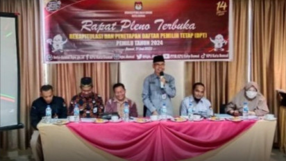 KPU Dumai Tetapkan DPT Pemilu 2024 Sebanyak 231.485 Orang, Dumai Timur Catat Pemilih Terbanyak